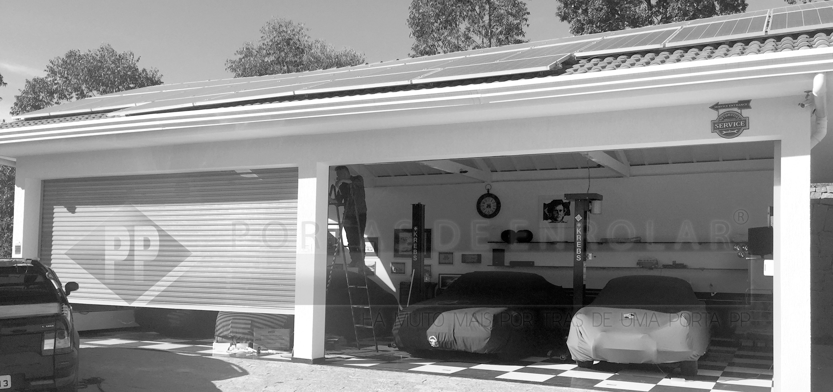 Portão de Garagem moderno